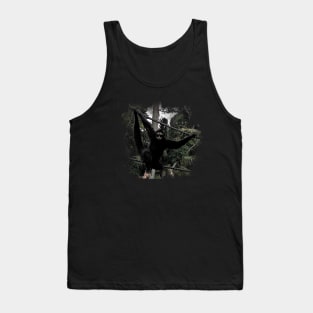 Crazy Funny Monkey Illustration Tank Top